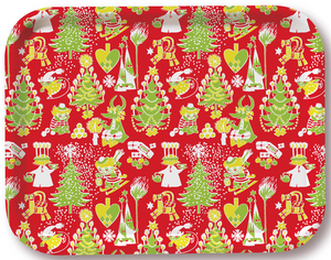 Tray 43×33 Christmas Pattern Moomin