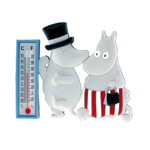 Moomin mama & papa magnet thermometer