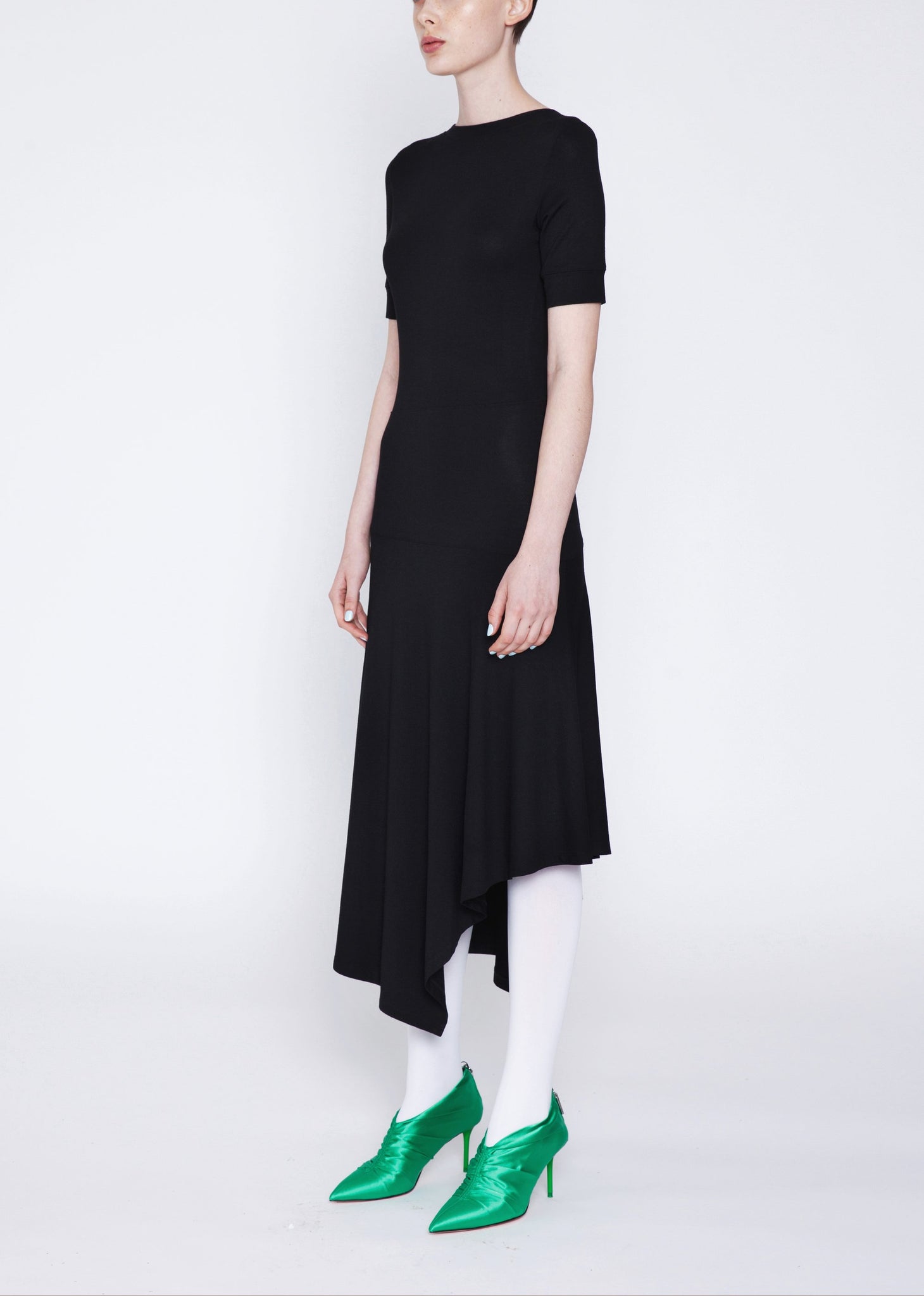 Asymmetric jersey dress sofopopup Asymmetric jersey dress sofopopup