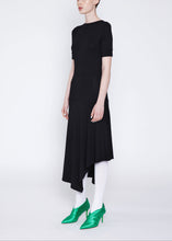 Load image into Gallery viewer, Asymmetric jersey dress