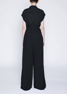 50% OFF Flare pants with stretch waist black