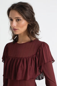 Silene brown blouse