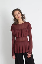 Load image into Gallery viewer, Silene brown blouse